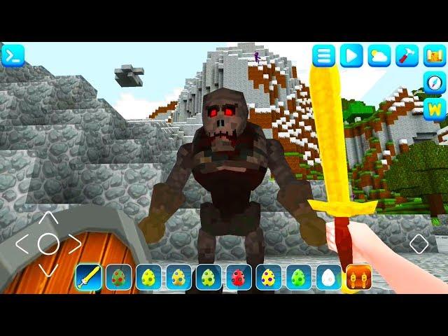 Raptor Craft 3D Survival Craft - Dangerous Mobs - Android iOS Gameplay