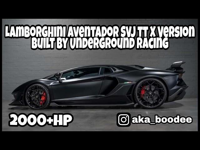 Lamborghini Aventador SVJ TT X-Version by Underground Racing @dragy acceleration from 60-150 mph