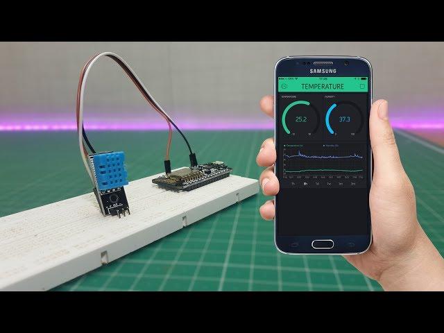 Blynk ESP8266 DHT11 Temperature Sensor