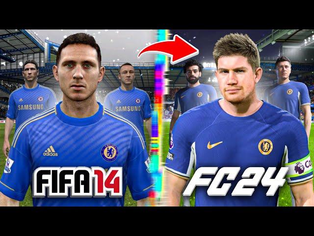 I Rebuild Chelsea From FIFA 14 to FC 24!