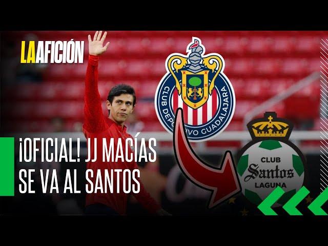 José Juan Macias deja Chivas, firmará con Santos para el Apertura 2024