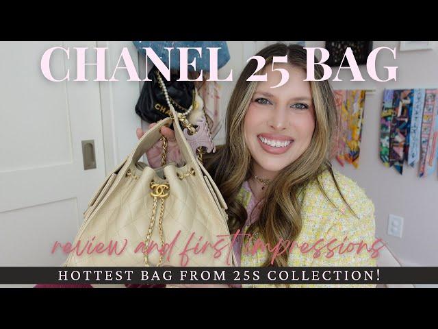 VIC PREVIEW HAUL Chanel 25 Bag Review! #chanel25s came home early! First impressions and what fits!