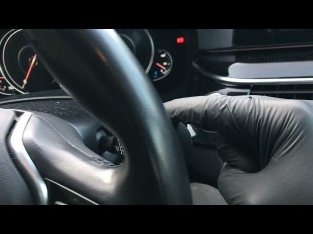 Bmw G30 5 series how to set windscreen wipers in replace mode.