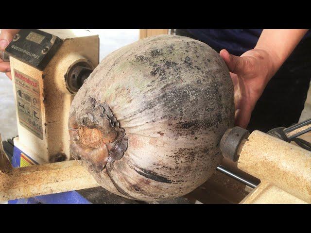 Wood Turning Ideas in 2023 - The Perfect Transformation from A Dried Coconut to A Valuable Object