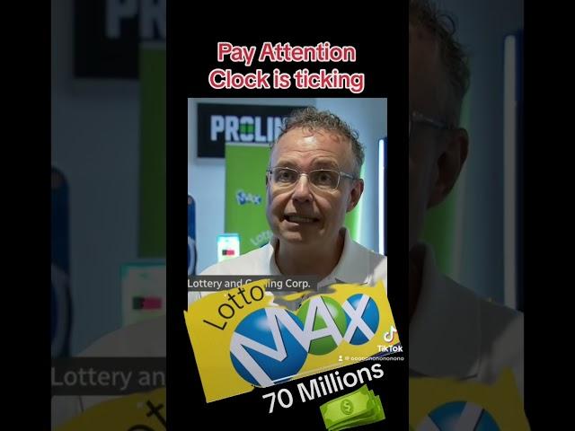 Canada’s biggest lottery went unclaimed. Lotto max #lotto