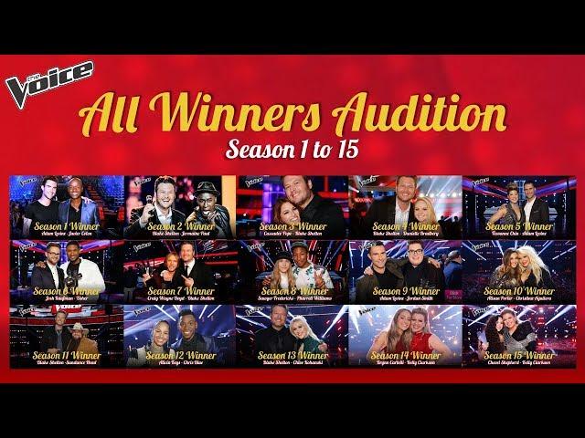 All The Voice Winners Season 1-15