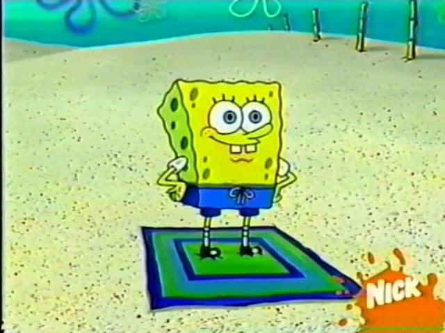 Nickelodeon Screen Bug (2004) (Spongeguard on Duty)