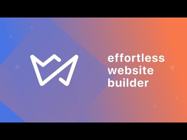 Effortless Website Builder | Weblium