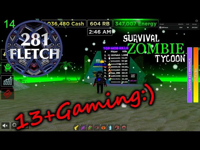 2024 (CODE) SURVIVAL ZOMBIE TYCOON /14 ~ Let's Play ROBLOX