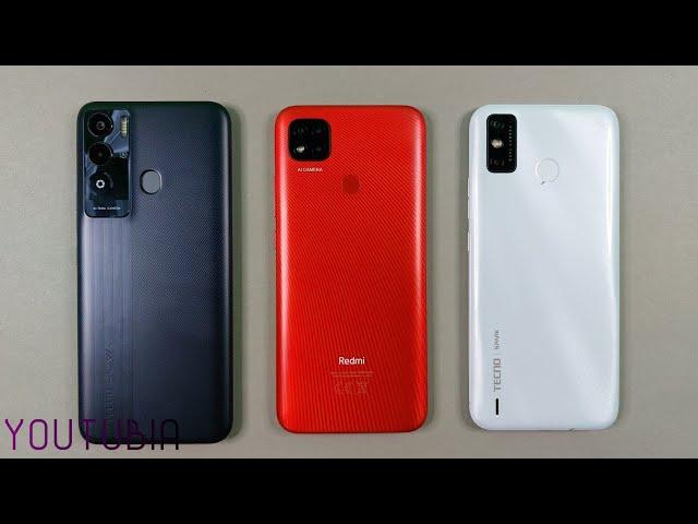 Tecno Pova Neo Vs Redmi 9C Vs Tecno Spark 6 Go - SPEED TEST