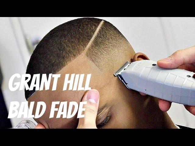 BARBER TUTORIAL : GRANT HILL BALD FADE HD!