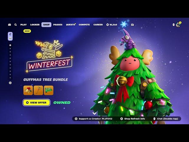 NEW GUFFMAS TREE BUNDLE! Fortnite Item Shop [December 20th, 2024]