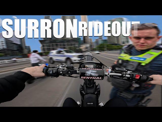 POLICE STOPPED OUR SURRON RIDEOUT!