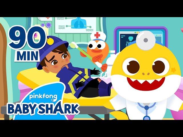 [BEST] Baby Shark's Hospital Play | +Compilation | Baby Shark Doctor | Baby Shark Official