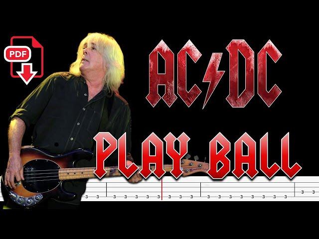 AC/DC - Play Ball (Bass Tabs | Notation) @ChamisBass #chamisbass #acdcbass #cliffwilliams