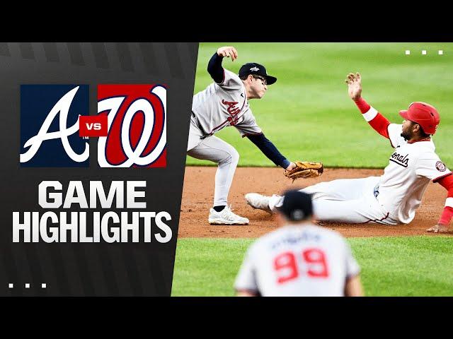 Braves vs. Nationals Game Highlights (5/20/25) | MLB Highlights