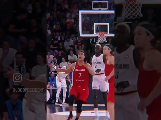 Dillon Brooks Getting Trolled At The Olympics by Dennis Schroder