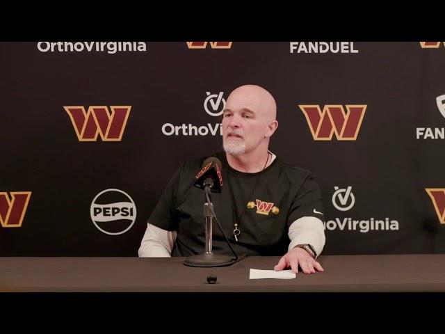 HC Dan Quinn Speaks to the Media Before Practice | Washington Commanders