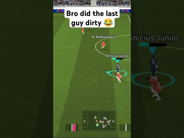 Vini did the last guy dirty  #efootball #efootball2025  #shorts #trending #viralshorts #trend