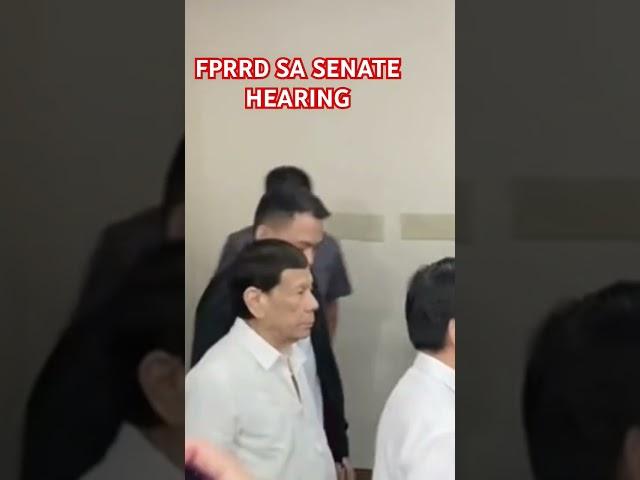 FPRRD SA SENATE #senatehearing #fprrd #president #philippines #hearing #tataydigong #duterte #shorts