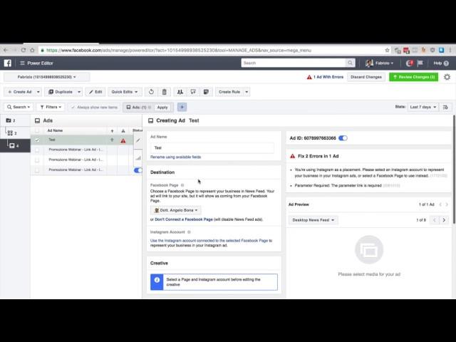 Facebook Power Editor Campaign Creation - Guide