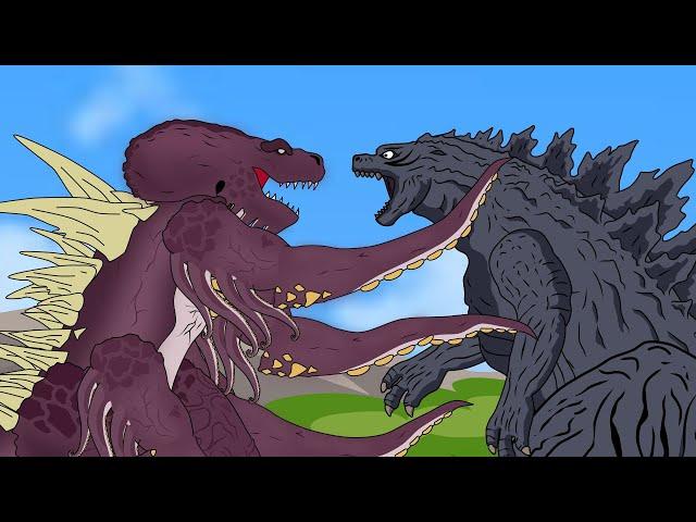 EVOLUTION OF GODZILLA VS OCTOZILLA | EPIC BATTLE | Power Level | ANIMATION SKILL