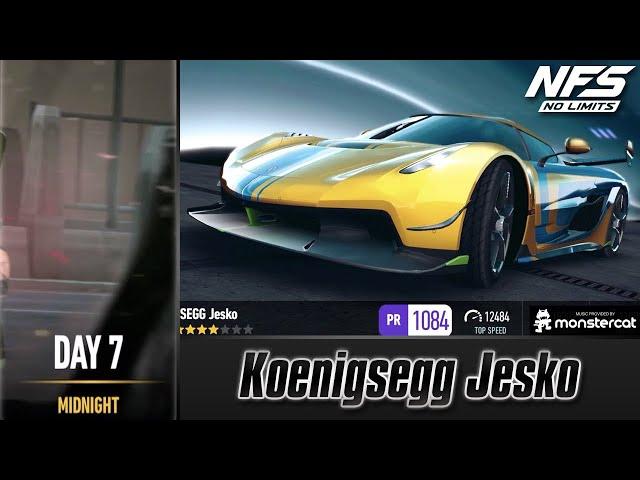 Need For Speed No Limits - Koenigsegg Jesko | Shadowfall (Day 7 - Midnight)