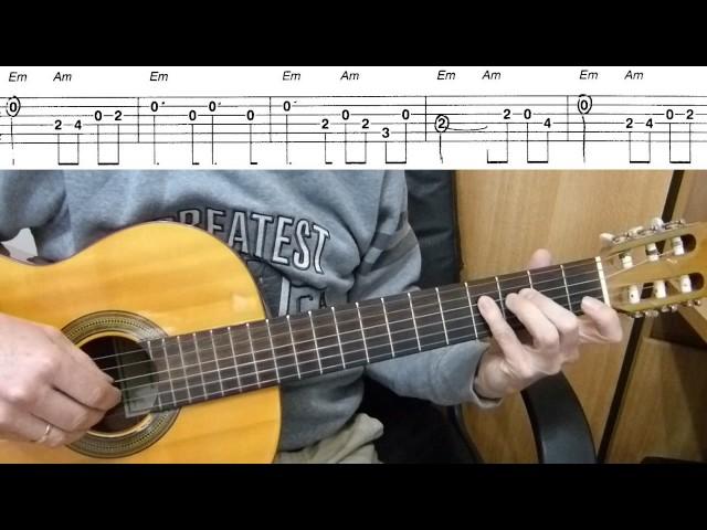 Guitar lesson - Swan Lake - Tchaikovsky - Easy Guitar melody tutorial + TAB