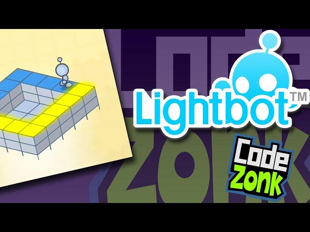Lightbot on iPad - Level 3 Loops - Teaching Kids to Code