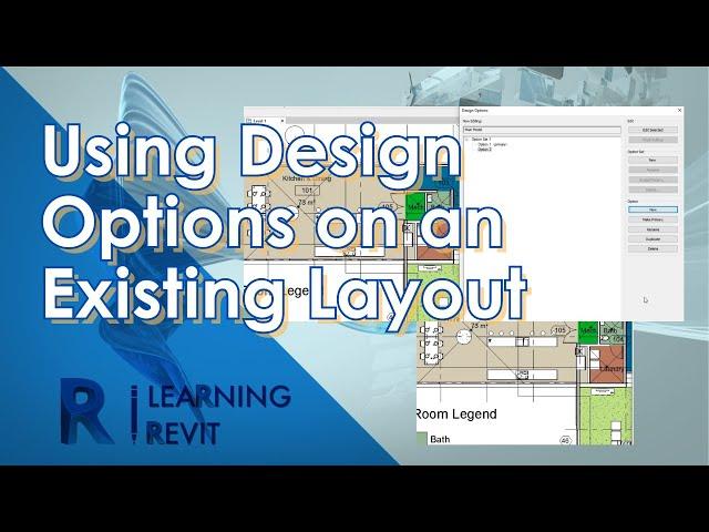 DESIGN OPTIONS IN REVIT | REVIT TUTORIAL FOR BEGINNERS #learningrevit #revit #bim #tutorial