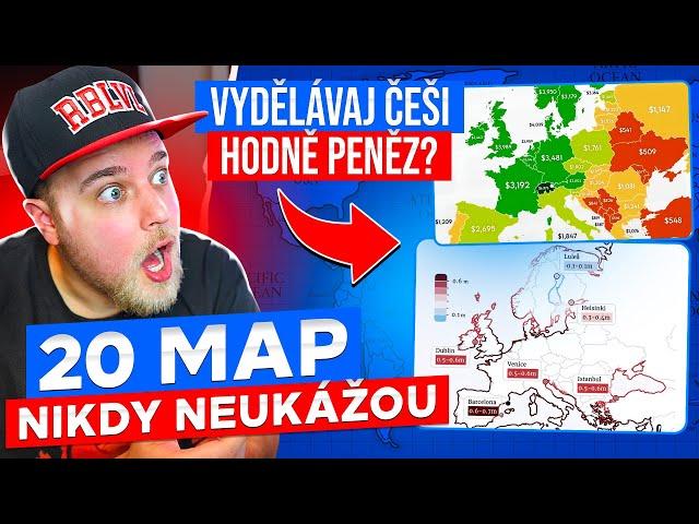 20 MAP KTERÝ TI VE ŠKOLE NIKDY NEUKÁZALI 17