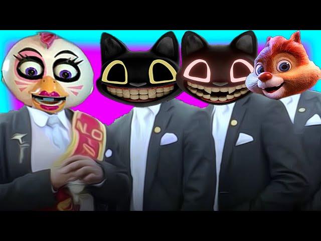 FNAF & Cartoon Cat & Chipmunks -  Coffin Dance Song Meme (Cover)