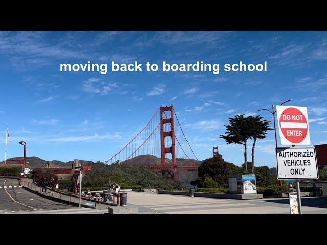 moving back to boarding school in the usa