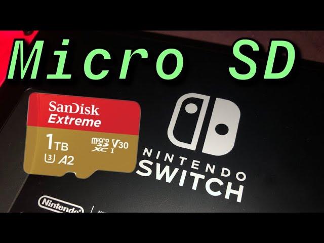 Nintendo Switch How to Insert Add a Micro SD Card! Extra Storage!