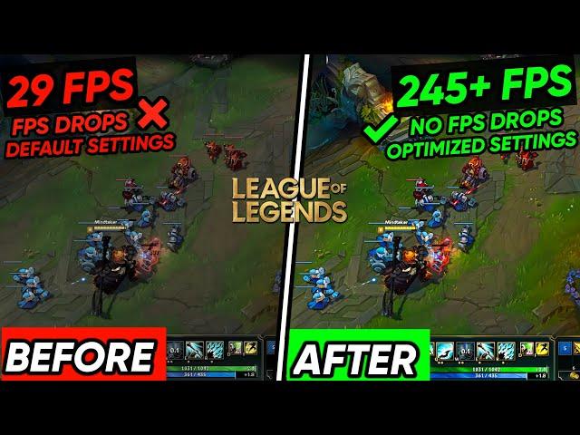 How To Boost FPS, Fix FPS Drops in League of Legends| League of Legends Low End Pc Lag Fix 2025