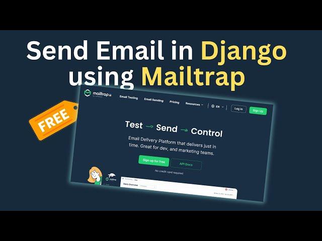 Send Email in Django using Mailtrap