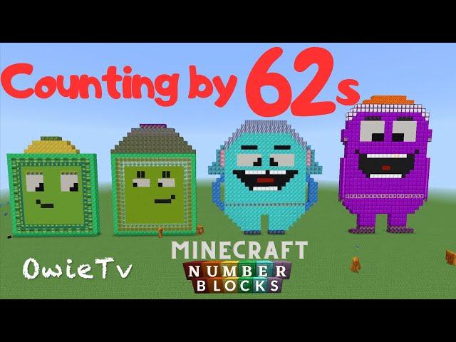 Counting by 62s Song Numberblocks Minecraft | Skip Counting by 62 | Math and Number Songs for Kids