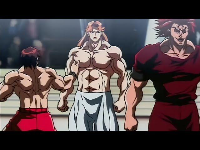 Baki Hanma vs Kureha Kosho + Yujiro the Ogre King HD DUBBED!!! ️