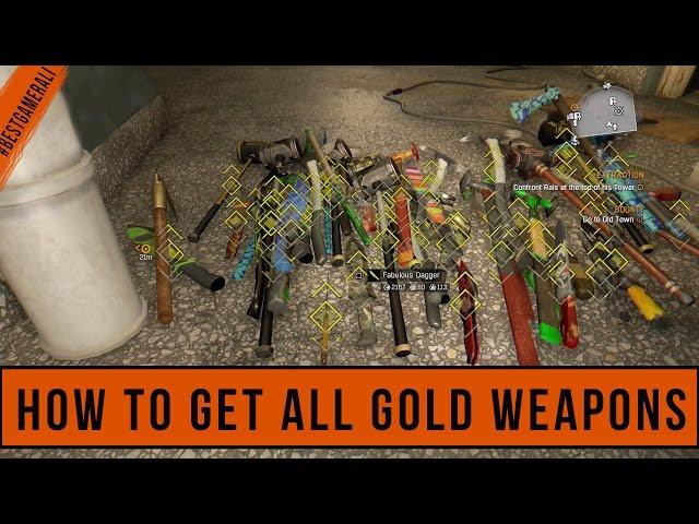 Dying Light Secrets | How To Get All Gold Weapons Tutorial (Still Works In 2020)