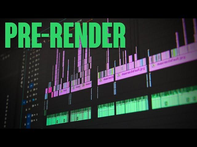 USE PRE-RENDER IN YOUR PREMIERE PRO PROJECT | SAVE TIME AND NERVES