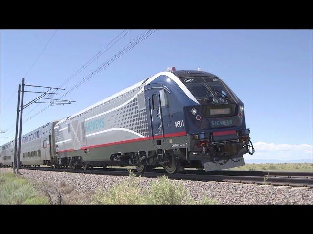 Raw Footage of Siemens Charger SC-44 4601 Cummins QSK95 Testing @ The TTCI in Pueblo, CO (125 MPH)