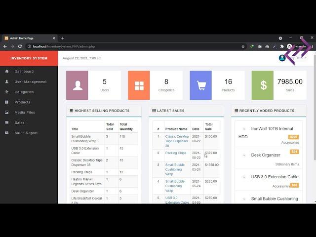 Inventory Management System in PHP MySQL with Source Code - CodeAstro