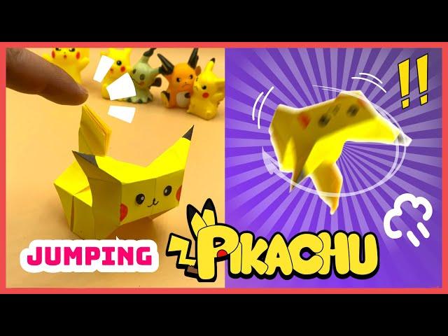 Jumping Pikachu \ Pokemon \ Easy and Fun Origami