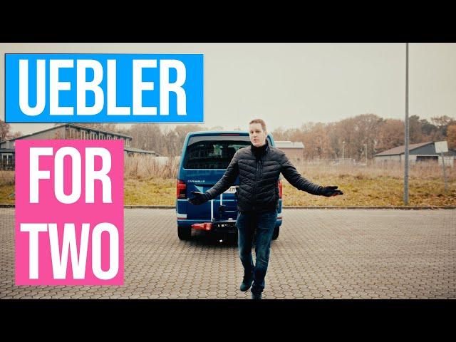 Uebler Heckträger Laufschienen Ebike Transport mit dem Auto für 2 Ebikes