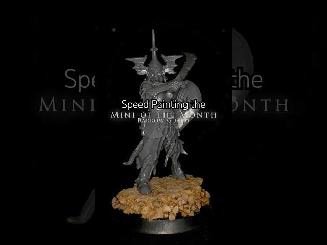Soulblight Barrow Guard / Painting a Miniature with Army Painter Speed Paint / Oxidized Metal Effect