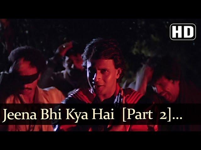 Jeena Bhi Kya Hai Jeena - Mithun Chakraborty - Kasam Paida Karne Wale Ki - Hindi Fun Songs