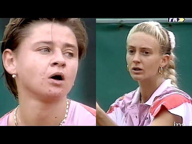 Mary Pierce vs Larisa Savchenko 1992 Roland Garros R2 Set 2 Highlights