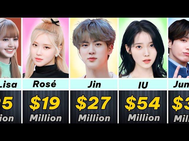 Richest Kpop idols in 2024 by Net worth