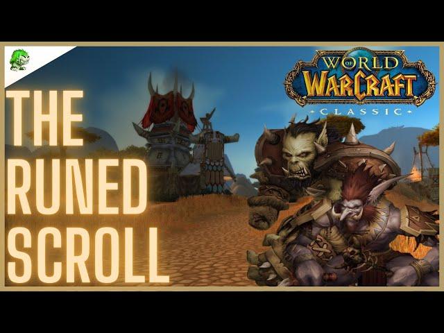 WoW Classic The Runed Scroll