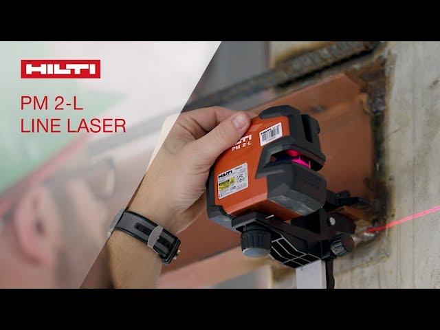 OVERVIEW of Hilti's PM 2-L compact line laser